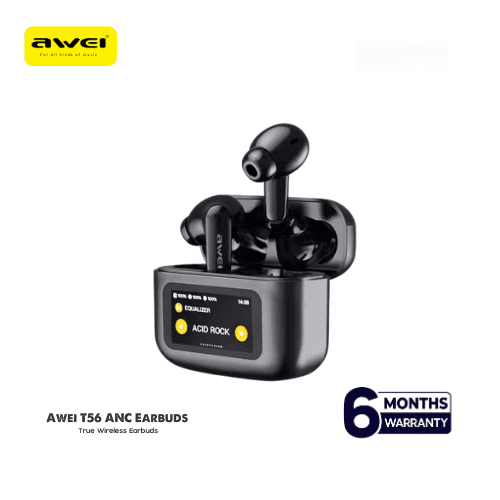 Awei T56 ANC Earbuds With LED Display in Bangladesh